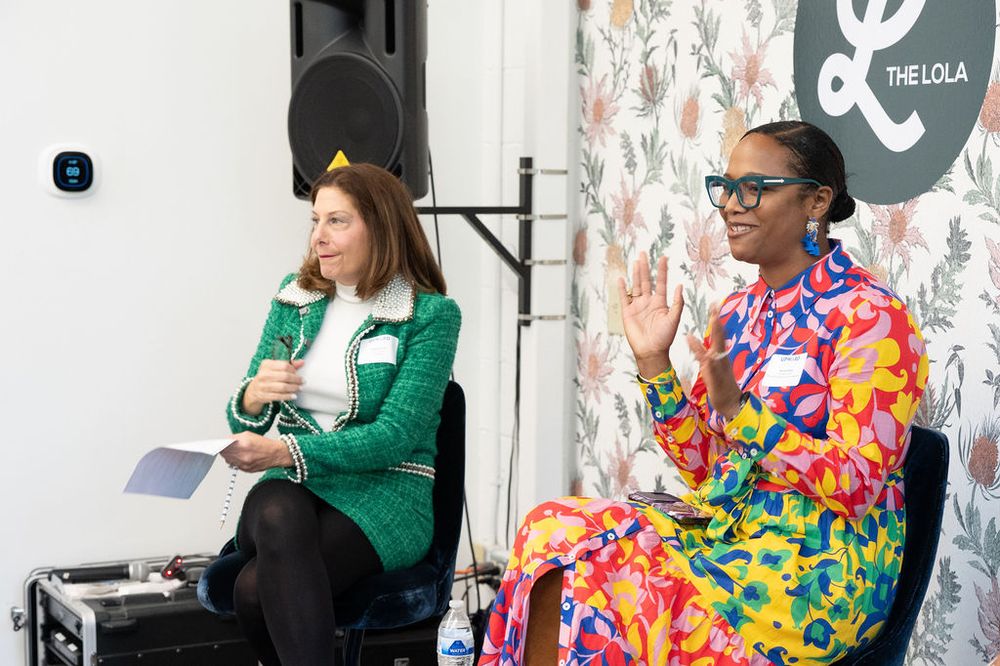 Andrea Bibbs speaking on a panel